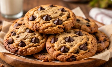 Galletas de chispas de chocolate